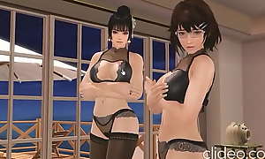 gameplay con mod desnudos chicas de Doax Luna y Tsukushi