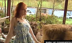 Porn UK - British Ginger Sabrina Jay Gets Dicked at The Farm