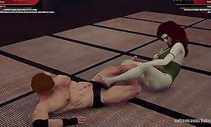 Velkor VS Neri (Naked Fighter 3D)