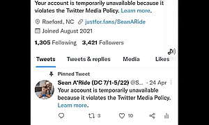 Sean A'Ride Twitter Suspended