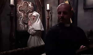 Demon possession of a nun. The demon takes priest and nun VERY SICK!
