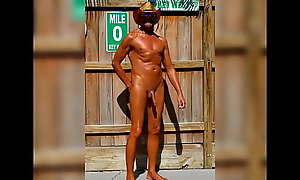 Naked Cowboy in Key West