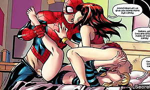 Spider-Man - Our Valentine - Marvel superhero Threesome