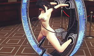 Hentai Uncensored 3D - Yumiko Hardsex with Futanaris and sex machine - Japanese Asian Manga Anime Game Porn