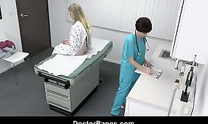 Cute Teen Getting Special Treatment from Perv Doctor and Nurse - Harlow West