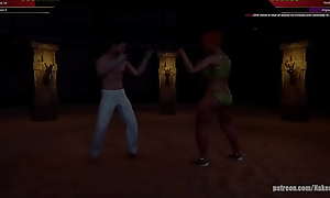 Niko VS Karen Krash (Naked Fighter 3D)