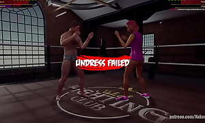 Master Ken Baiter VS Taleena (Naked Fighter 3D)