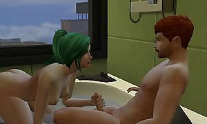 The Sims 4 - Tub Blowjob