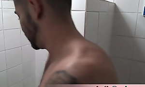 Amateur inked latin gay teen fucked in the shower