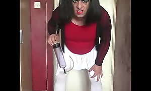 sissy crossdresser when are you going to fill my piss tube up with piss so i can swallow it