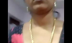 desi grown-up aunty similarly say not much close to boobs with an totting almost of vagina