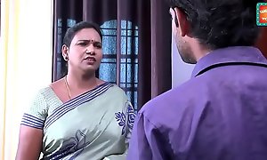 saree aunty pauperize with an increment of precocious wide TV reform urchin  movie