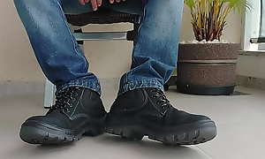 PUTTING ON THE WORK BOOT - MLV05BR