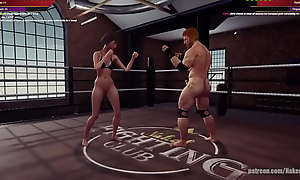 Betty VS Vilkor (Naked Fighter 3D)