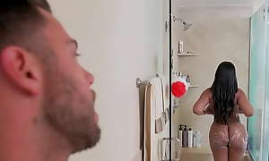 BANGBROS - Seth Gamble Looking For Some Brown Sugar, Finds It In The Form Of Curvy Ebony Treat Aryana Adin