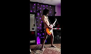 The GodDaddy Theme - Nude Guitar Video - DirtyHardRocker