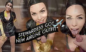 STEWARDESS GOT NEW AIRLINE OUTFIT - Preview - ImMeganLive