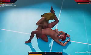 Bruna VS Candy Crush (Naked Fighter 3D)