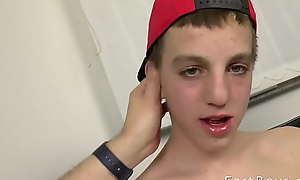 First-Time Tugjob - Cute Twink David Hines