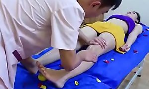 Sexy Japanes Girl Gets Off colour Massage Come to an understanding a arise FUCKED 2