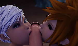 Kingdom Hearts ~ Riku and Sora's share a dick ~ MasterDan