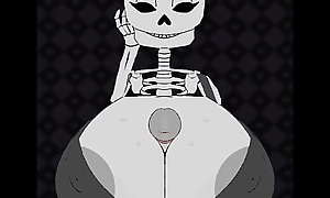 xxx Funni Skeleton Womanxxx  with big Booba - BB