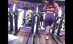 Candid spandex big ass shaking slow motion