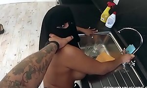 Muslim wife receives piss and anal treatment