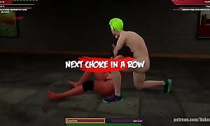 Charlotte VS Joe Curr (Naked Fighter 3D)