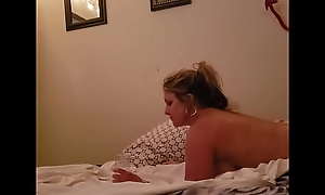 fucking my gf step mom at my house when her was out of town. milf cums at :00 min