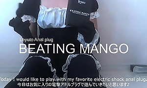 Mia's anus and electric shock plug