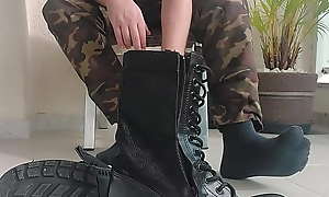 TAKING OFF MY MILITARY BOOT - ATL01