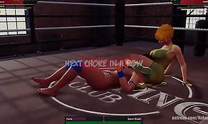 Furia VS Karen Krash (Naked Fighter 3D)