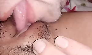 Fingering and licking pussy