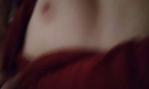 Milky tits bouncing while I fuck her