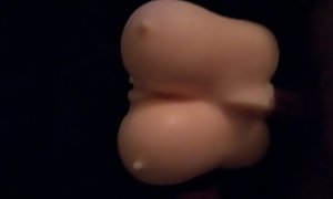 Shacking up my SHEQU sexy tina (silicone titty doll) on touching the mouth