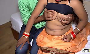 New Indian Bawdy cleft Fucking When Bhabhi Alone at Night