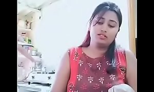 Swathi naidu enjoying while cooking with her go steady with