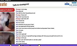 Omegle Legal age teenager Rachel Pleases Me Painless My Bide one's time
