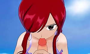 Mating in all directions Erza Scarlet from Fairy Tail