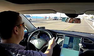 Driving a Tesla near Numbed (Youtube)