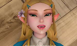 Zelda True Facial cumshot