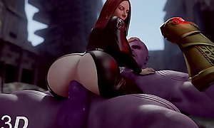 Black Widow 2 - Dressed, Not much Particle Effects milf big tits hentai