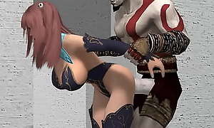 Honoka (DOA) X Kratos (GOW)