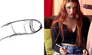 Teen Yulissa Fox Draws a Penis
