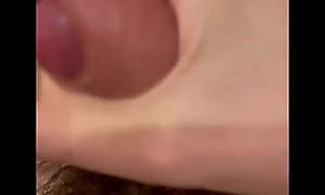 Cumshot in tick away in front of my horny stepsister