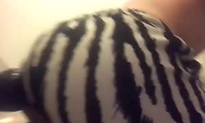 Tightass Zebra love railing