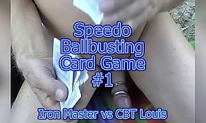 Speedo Ballbusting Card Pastime #1