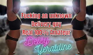 Spied on seducing and fucking an unknown delivery man. I receive be imparted to murder messenger in my underwear and that guy is enticed to fuck me, my cuckold husband records me hidden