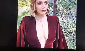Cum Tribute #64 [Elizabeth Olsen 2]